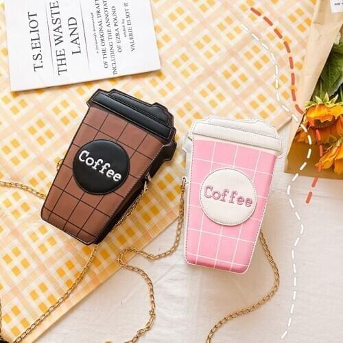 Personalized Coffee Bag New Shoulder Messenger Bag Coin Purse Handbags for Women 2020 Designer Handbags High Quality