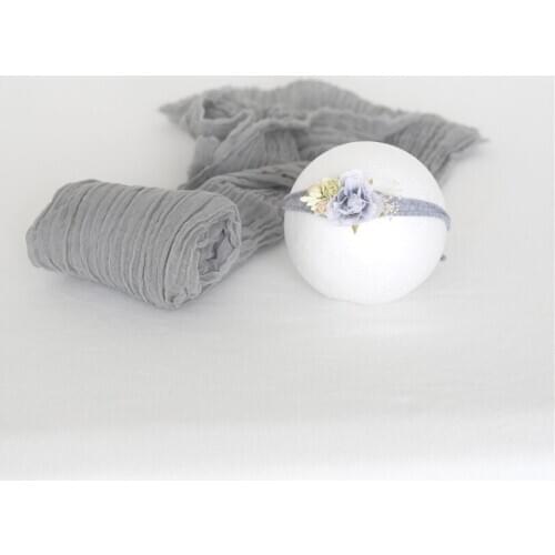 Vintage Newborn Boy Tiebacks Baby Cotton Cheese Cloth Blanket Layering Fabric Newborn Wrap Set Baby Photography Props