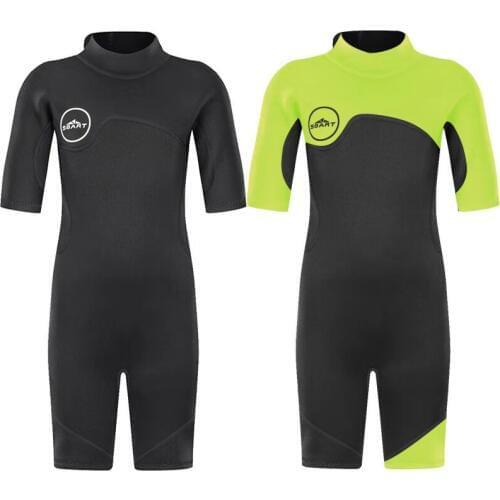 Sbart wet suit kids neoprene wetsuit diving suit 2mm spearfishing suit boy surf swimwear one piece jumpsuit girls wetsuit