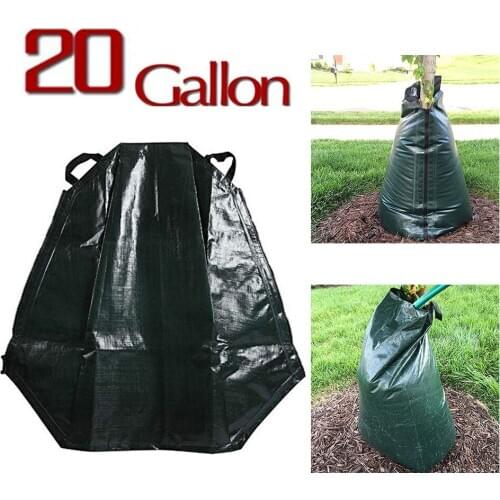 20 Gallon Agricultural Drip Irrigation With Zipper Plants Hanging Dripper Bag Release Reusable Tree Watering Bag