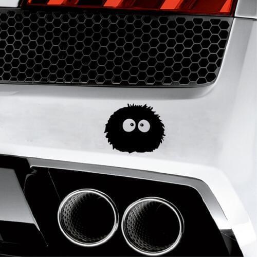 Cute Soot Sprites Vinyl Decal Sticker My Neighbor Totoro Ghibli Dust Bunny Car Laptop Sticker For Apple Macbook Pro / Air Decor