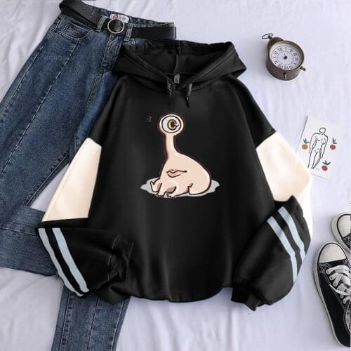 Parasyte The Maxim Horror Anime Hoodies Sei no Kakuritsu Kawaii Migi Men Women Long Sleeve Cartoon Harajuku Hooded Sweatshirts