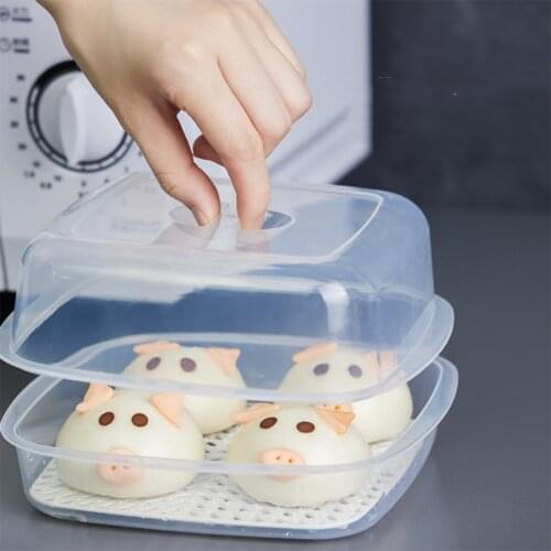 1PC Multifunctional Microwave Oven Steamer Plastic Steamer Plastic With Lid Plactical Kitchen Bar Cooking Tools