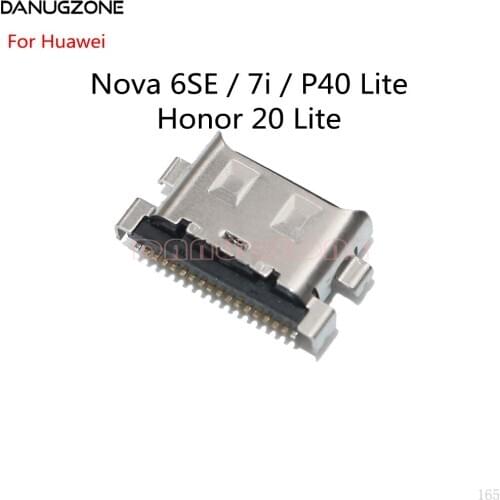 10PCS/Lot For Huawei Honor 20 Lite / NOVA 6SE 7i / P40 Lite USB Charging Port Connector Charge Jack Socket Plug Dock