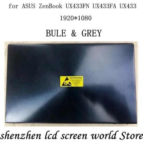 14-inch display for ASUS ZenBook 14 Lingya Deluxe14 UX433FN UX4300 UX433FA UX433 LCD screen assembly 1920X1080 resolution