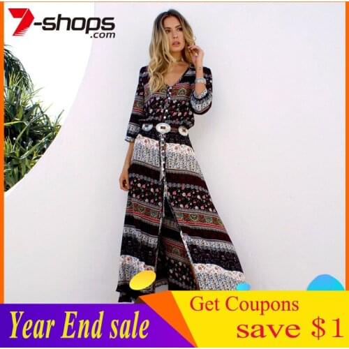 Летние платья бохо Aecu China At AliExpress