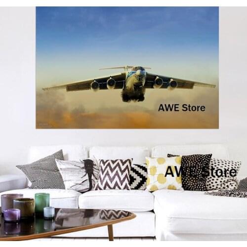 Il 76 78 russia transport airplane living room decor home art decoration poster No Frame Canvas Painting