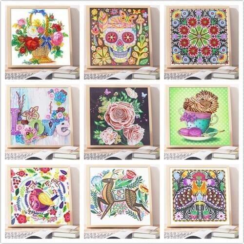 DIY diamond painting special diamond flower 5D embroidery painting cross stitch decorative stickers