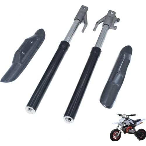 525MM Front Inverted fork shock absorption with protector cover for motocross Mini Dirt Pit Bike Small Apollo 47cc 49cc 50cc