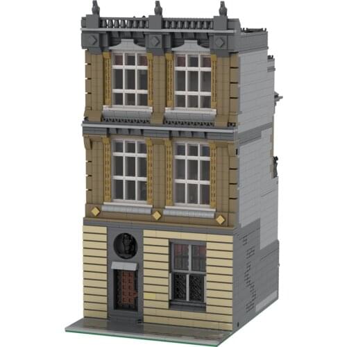 Authorized MOC-78170 5360Pcs Black Owl Law Office Bricks Model DIY Building Block Kits (Licensed Designed by Brickstyle City)