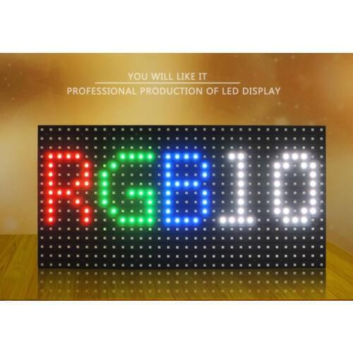 Free shipping DIY LED DISPLAY 18 pcs P10 outdoor Full Color Led Module (320*160mm)+RGB led controller+power supply