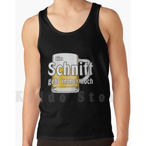 Bierglas. Ein Schnitt Geht Immer Noch Tank Tops Vest 100% Cotton Bierglas Schnitt Bier Nachschank Nachfüllen Halb Ohne