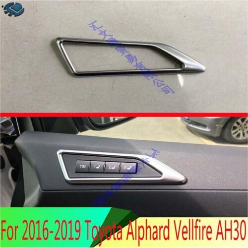 For 2016-2019 Toyota Alphard Vellfire AH30 Car car memory recollection seat adjustment knob frame trim Right Hand Drive