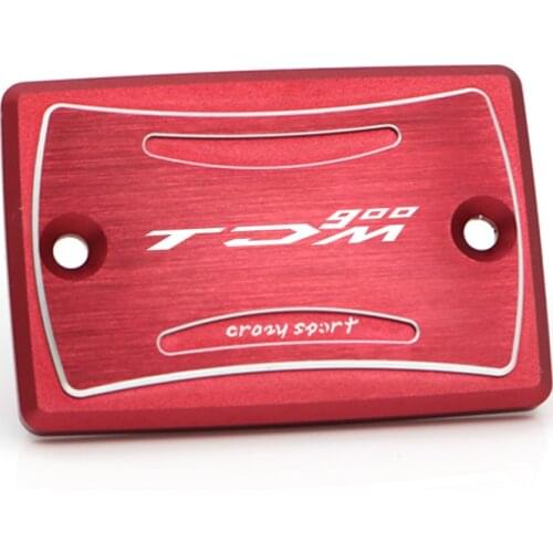 For YAMAHA TDM900 TDM XJR 1300 FJR SCR 950 Front Brake Cylinder Fluid Reservoir Cover SCR950 XJR1300 FJR130Cap Motorcycle Logo