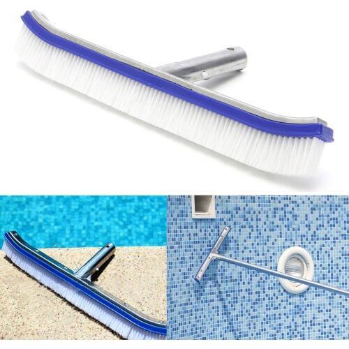 Pool Wall Brush Cleaning Tools 18 Inch Spa Wall Floor Brush Nylon Hair Cleaner Pool Accessories
