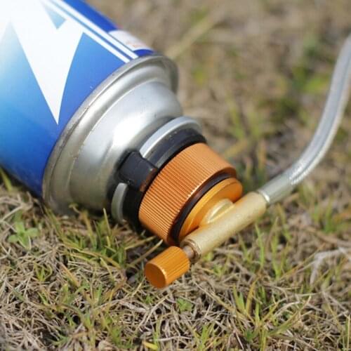 ​1pc Picnic Burner Cartridge Gas Fuel Canister Stove Cans Adapter Converter Head