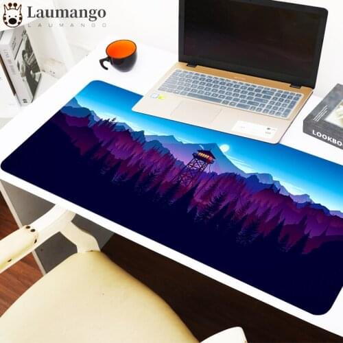 Mousepad Deep Forest Firewatch Computer Mat Gamer Keyboard Pad Table Big Pads Office PC Gamer Cheap Gaming Laptop Mouse Pad