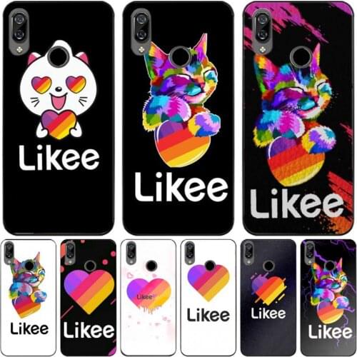 Likee Funny Cat Bear Love Heart Phone Case For Redmi 7 8 9 A K20 30 Pro Note 8 9 Pro 9s 10