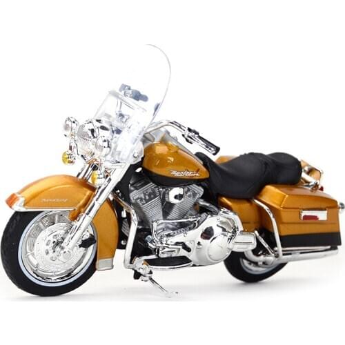 Maisto 1:18 1999 FLHR Road King Die Cast Vehicles Collectible Hobbies Motorcycle Model Toys