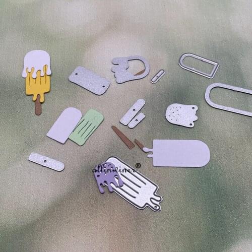 Popsicle decoration Metal Cutting Dies for DIY Scrapbooking Album Paper Cards Decorative Crafts Embossing Die Cuts