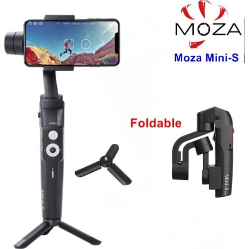 Moza Mini-P 3-Axis Foldable Cameras Gimbal Stabilizer for Gopro Hero DJI Osmo Action Camera Sony a6000 PK Crane M2 G6 Max