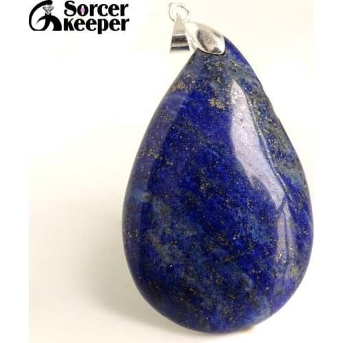 Mens Bijoux Blue Lapis Lazuli Beads Necklaces & Pendants Natural Stones Beads for Jewelry Making Accessories Womens Gift BD727