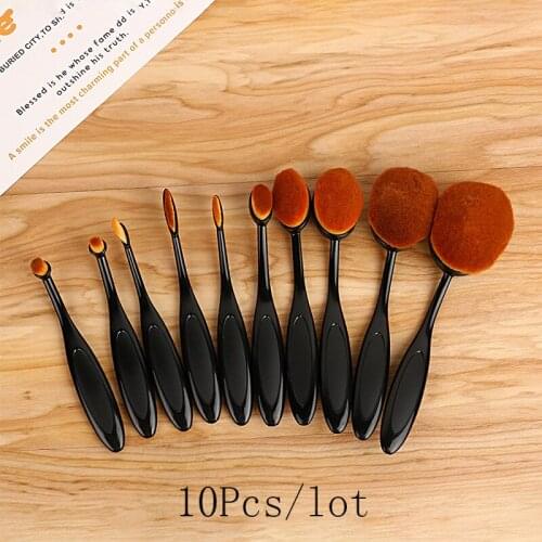 10Pcs/lot Blending Brush Kit Mixed Sized Different Sizes For Diy Scrapbooking Background Card Decor Craft Stencils New 2021