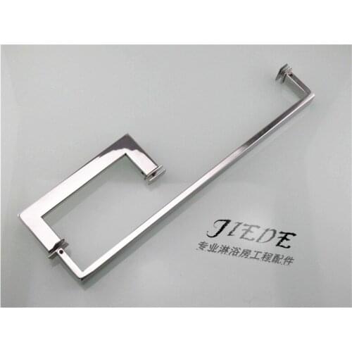 German Swiss high with the same quality of 304 stainless steel shower room bathroom handle 450*180 hole distance