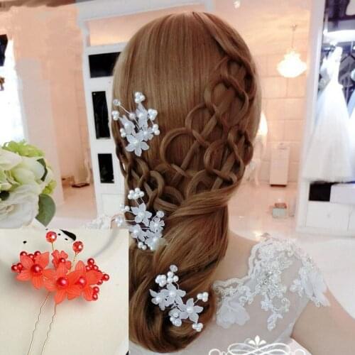 Bride Headwear Wedding Garment Jewelry Hand-made Bead-like Crystal Disk Hair Hammer Small Hair Card Wholesale Manufacturer