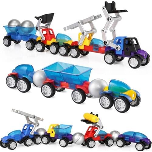 2021 New Magnetic Rod Large Particle Creative Mosaic Magnetic Splicing Building Blocks Childrens Puzzle Toys For Children Gifts