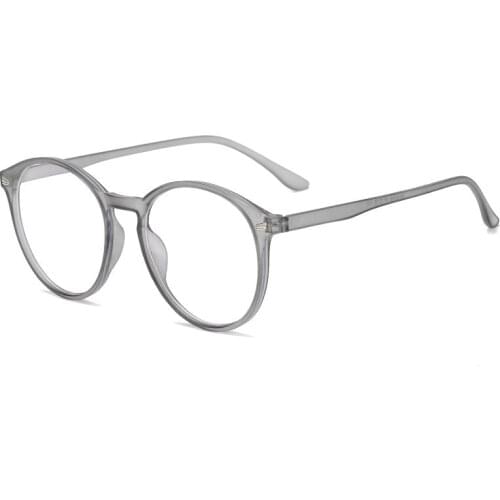 Unisex Anti Blue Rays Computer Glasses Women Vintage Round Frame Gaming Glasses Men Anti Eye Eyestrain Light Blocking Eyewear