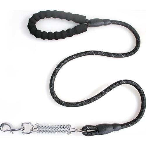 Dog Chain No-Pulling Leashes Dog Puppy Harnesses Pitbull Golden Retriever Cat Handle Walking Steel Leash Collar
