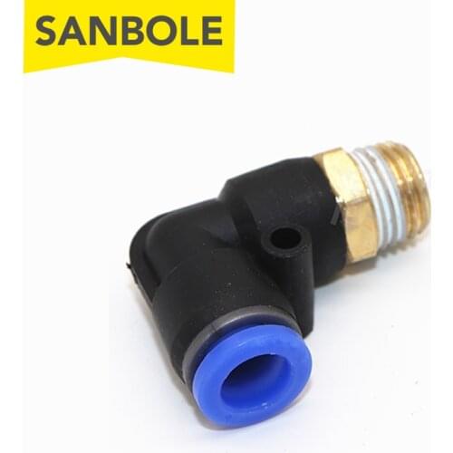 Pneumatic Connector PL Trachea Elbow PL4-M5 PL8-02 PL10-03 PL6-01 PL12-04 Air Fittings Hose Connectors Square Thread