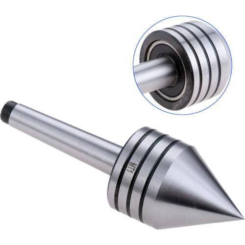 DRELD MT1 Steel Wood CNC Metal Woodworking Lathe Turning Tools Heavy Duty Precision Rotary Live Lathe Bearing Tailstock Center