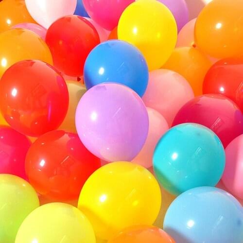100Pcs Birthday Balloons 10inch Latex Helium Balloon Thickening Pearl Party Balloon Party Ball Kid Child Toy Wedding Ballons