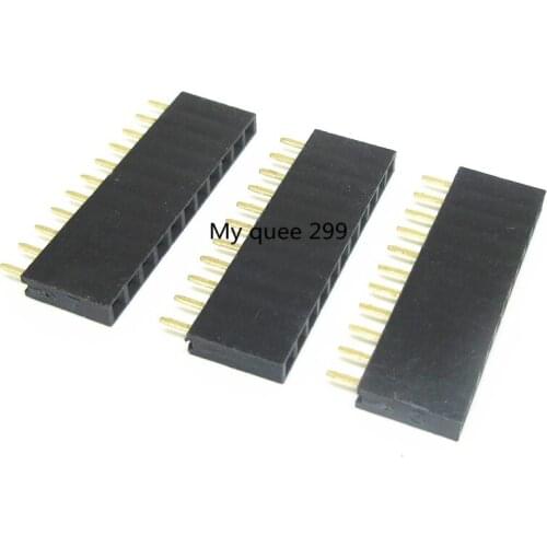 20 pcs 11P 2.54mm Female Header Single Row Straight Pin Socket 1*11 Strip Pitch Connector