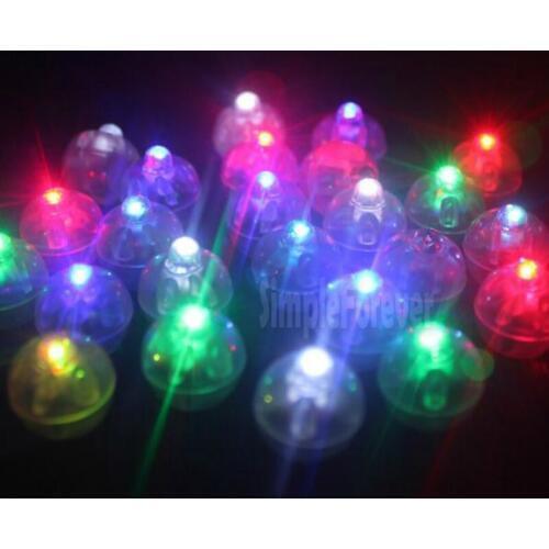 2000Pcs RGB Flash Ball Lamps Mini Balloon LED Light Luminous Lantern for New Year Wedding Party Decoration Put In Lantern