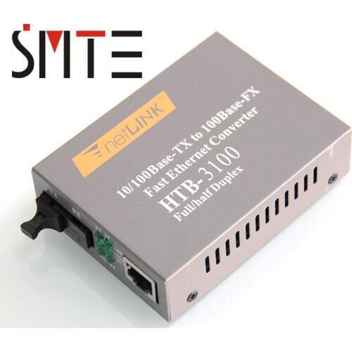 A side or B side HTB-3100 HTB-3100 A/B 25KM netLINK 10/100M Single-mode Single-fiber WDM Fiber Media Converter