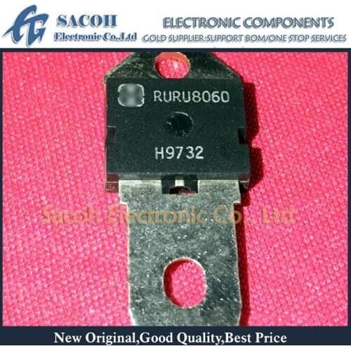 Genuine New Original 2PCS/Lot RURU8060 8060 or RURU10060 or RURU15060 TO-218 80A/100A/150A 600V Ultrafast Diode