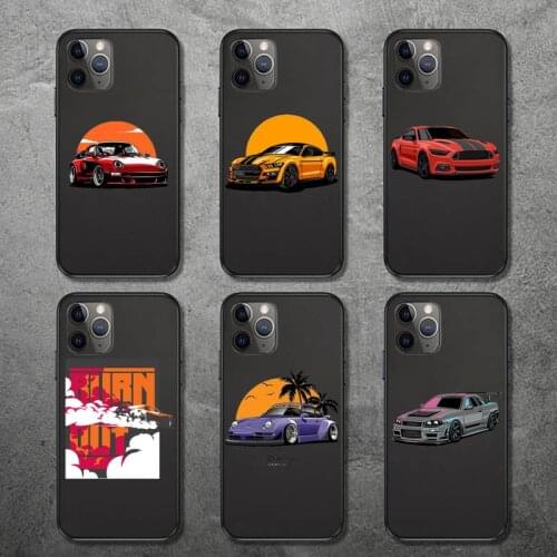 Japanese drift sport Street racing Phone Case for iPhone 12 11 mini pro XS MAX 8 7 6 6S Plus X 5S SE 2020 XR