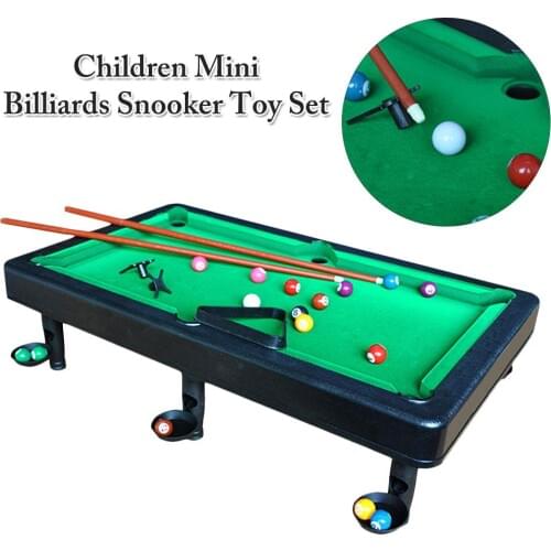 Child Table Tennis Board Games Mini Tabletop Pool Set Famil Party Billiards Game Kids Boys Girl Toy Have Fun Accessories