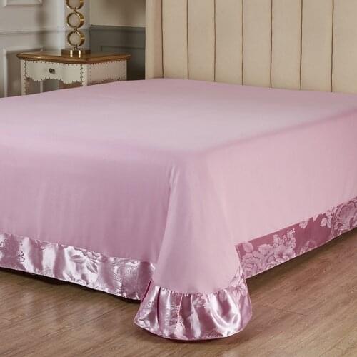 European jacquard round bed sheet mattress cover 240x250cm one-piece set