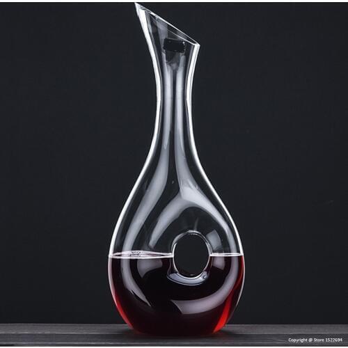 Quality Wine Decanter Design Snail Style Decanter Red Wine Carafe 400ML&1000ML Lead Free Glass Decanter Superior Wine Aerator