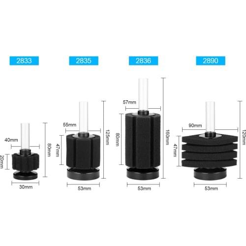 Aquarium Clean Tool Filter Biochemical Sponge Shrimp Pond Bio Sponge Filter Add Oxygen Fish Tank Collocation Air Pump
