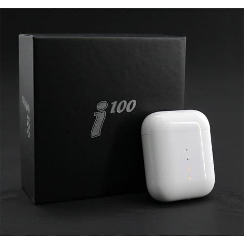 Hot I100 Mini TWS Wireless Bluetooth 5.0 Earphone Sports Headset Support Wireless Charging