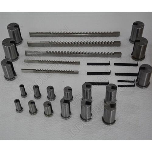 Keyway Broach kits Inch Sized Broach Push Type with Bushs and Shims HSS for CNC Broaching Metalworking Cutting 30pcs