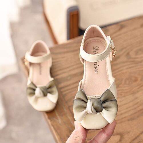 New 2020 Children Girls Summer Bow Patent Leather Shoes For Kids Girls Princess Sandals Dance Shoes 1 3 4 5 6 7 8 9 10 11 Years