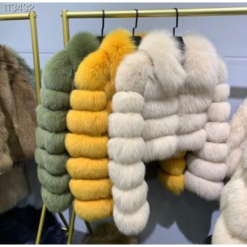 New Arrival Hot Selling Real Fox Fur Coat Women Winter Fur Jacket Short Coats Ladies Natural Fur Jackets