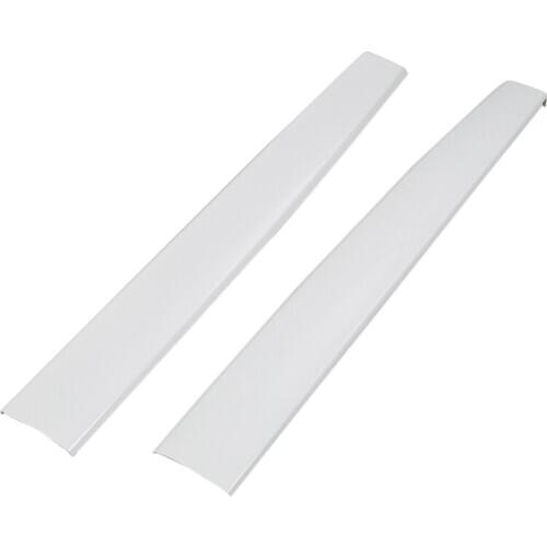 Center Console Dashboard Panel Wrap Overlay Cover Trim Fit ABS Pearl White Style for Tesla Model 3