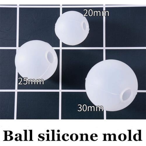 1Set 20/25/30mm DIY crystal Epoxy mold UV glue stereo universe fans your star ball silicone mold